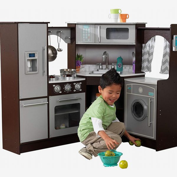 Child Kids Toy Pretend Kitchen Electric Machine Cooker Oven Play Set w/ Lights 