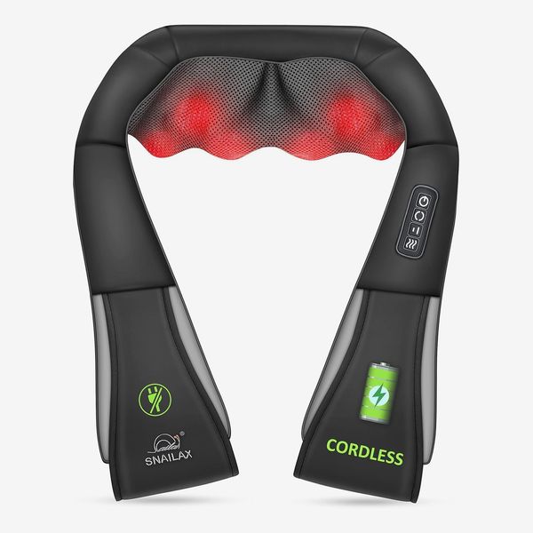 Snailax Cordless Shiatsu Neck and Shoulder Massager