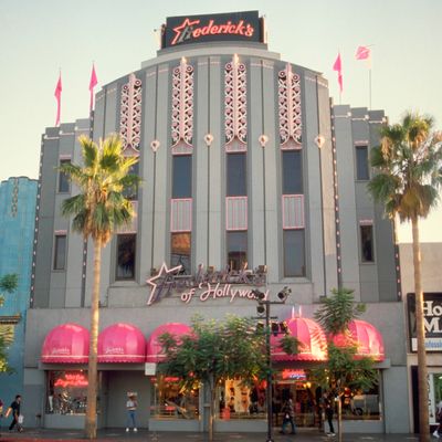Frederick's of Hollywood.