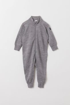 Polarn O. Pyret Merino Wool Terry Romper