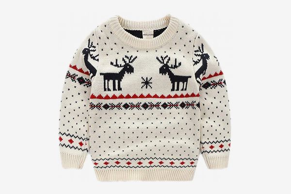 MULLSAN Children’s Fireplace Lovely Sweater Christmas Best Gift