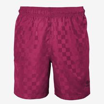 Umbro Men’s Checkered Shorts - Fuschia