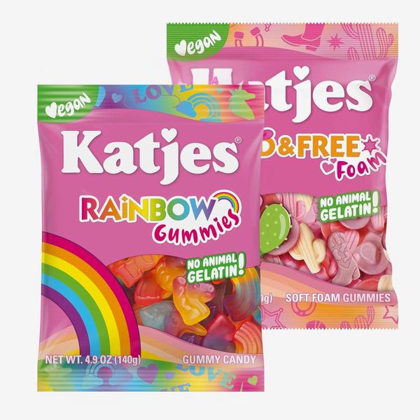 Katjes Vegan Rainbow Gummies and Wild & Free Foam Gummy Variety Pack