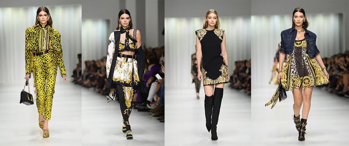 Gigi And Bella Hadid Return To The Runway For Versace Fall '21