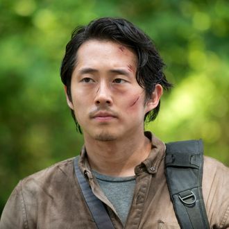 Steven Yeun as Glenn Rhee - The Walking Dead _ Season 6, Episode 3 - Photo Credit: Gene Page/AMC