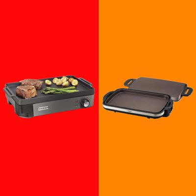 110V Electric Grill & Griddle Pans BBQ Oven Frying Grill Plate