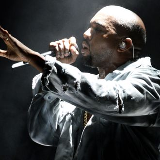 SAN FRANCISCO, CA - AUGUST 08: Kanye West performs during the Outside Lands Music and Arts Festival at Golden Gate Park on August 8, 2014 in San Francisco, California. (Photo by Tim Mosenfelder/Getty Images)