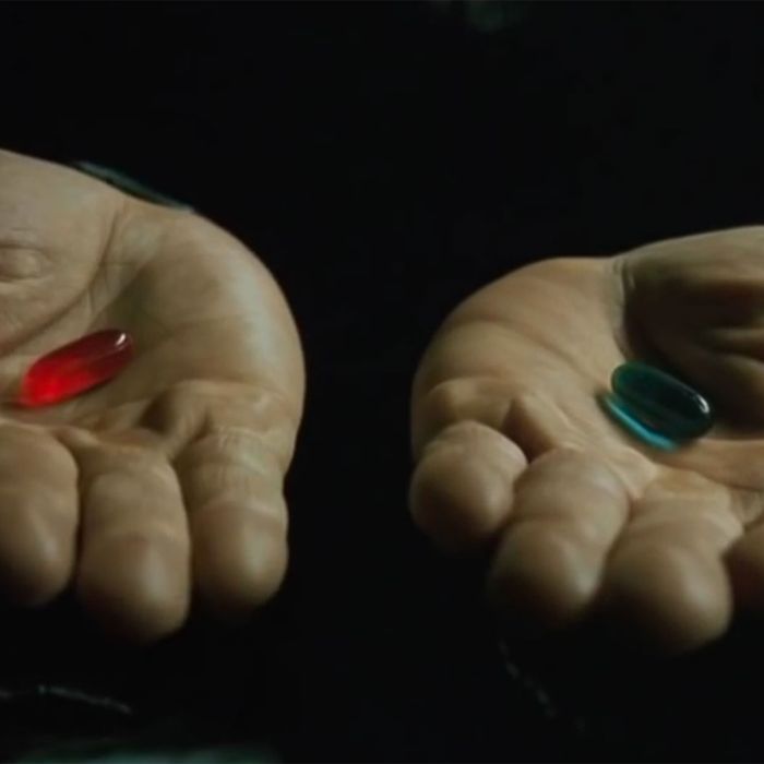 matrix red pill blue pill meme