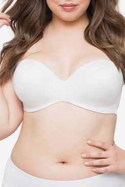 2023 Plus Size Deep U Bra with Removable Straps,Sexy Push Up