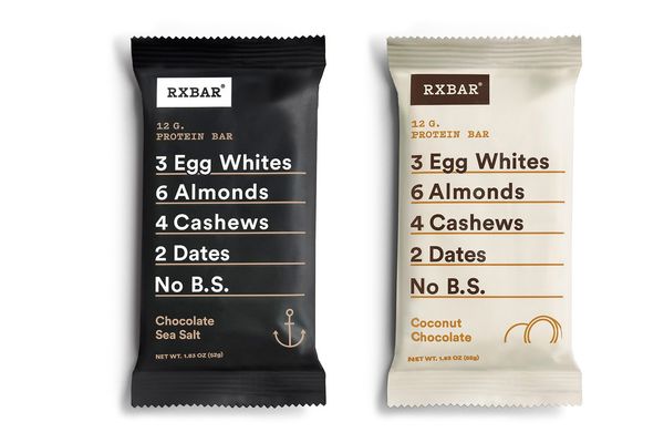 RXBAR Whole Food Protein Bar, Chocolate Sea Salt, 12-Pack