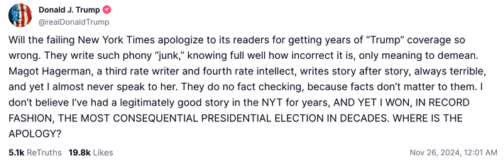 Aide Natalie Harp Wrote Trump Adoring Letters. Is That Wrong?