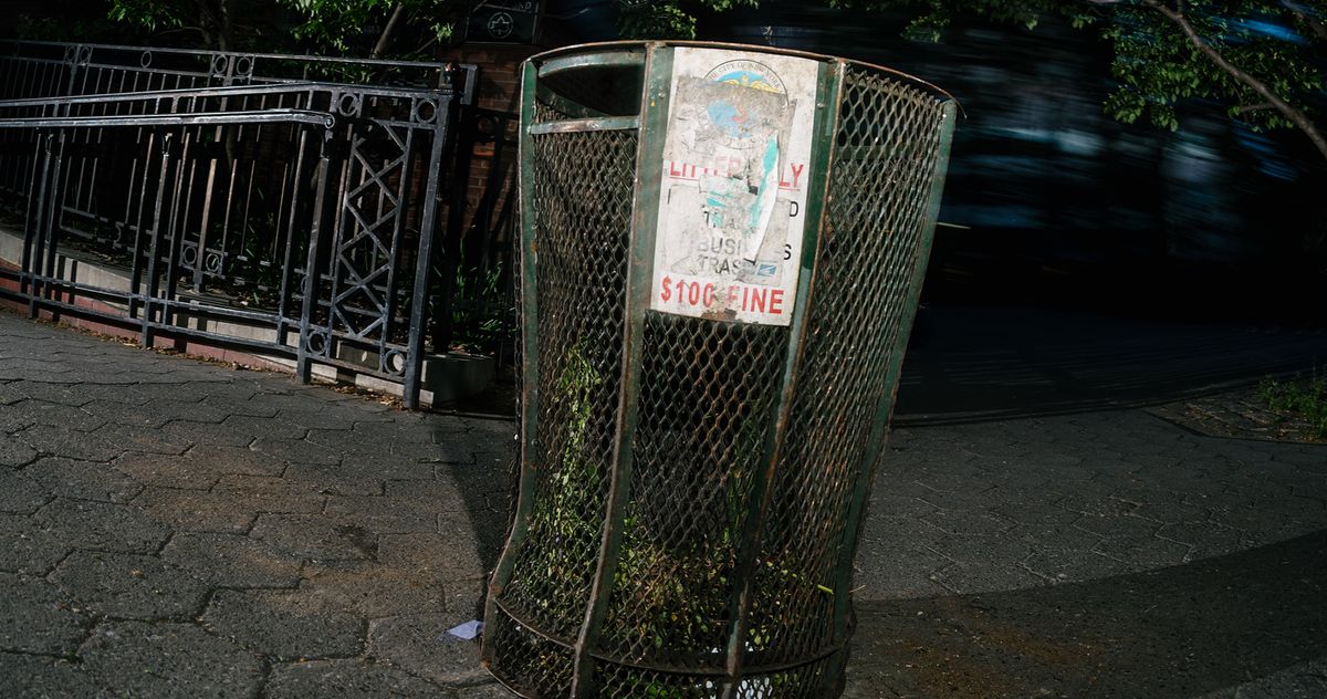 New York’s Green Mesh Trash Can Will Soon Be Gone