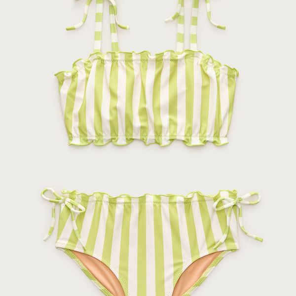 J.Crew Girls' Lettuce-Edge Two-Piece