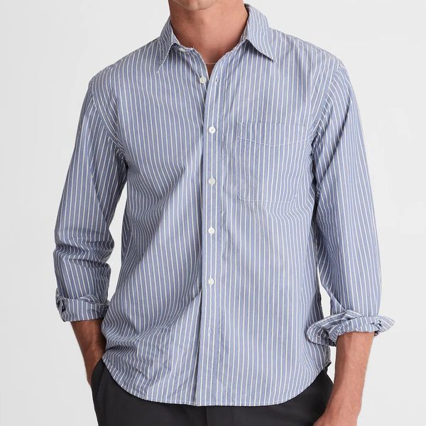 Madewell Button-Up Shirt in Crisp Poplin