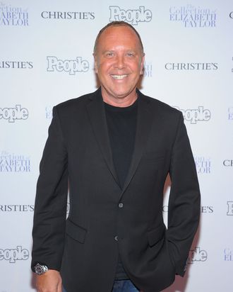 NEW YORK, NY - DECEMBER 01: Michael Kors attends People Magazine and Christie's Elizabeth Taylor Collection preview event at Christie's on December 1, 2011 in New York City. (Photo by Michael Loccisano/WireImage for People Magazine)