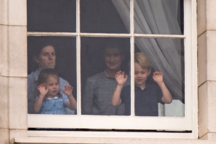 Princess Charlotte and Prince George.
