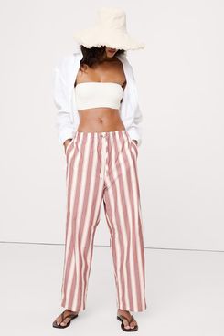 Banana Republic Cotton Poplin Pull-On Pant