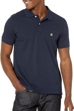 Brooks Brothers Short Sleeve Cotton Pique Stretch Logo Polo Shirt