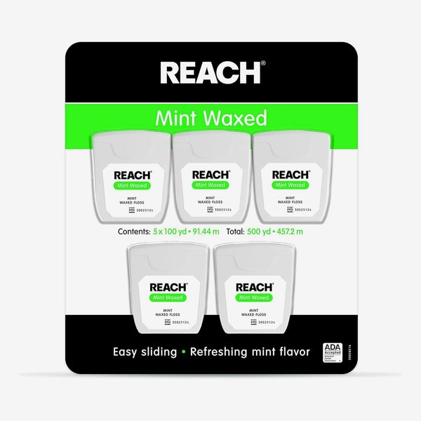 Reach Waxed Dental Floss - Mint, 5