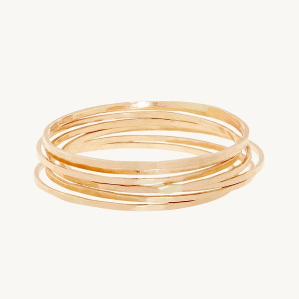 Catbird Threadbare Gold Stacking Ring