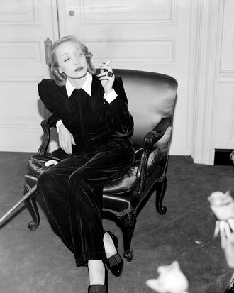 Marlene Dietrich.