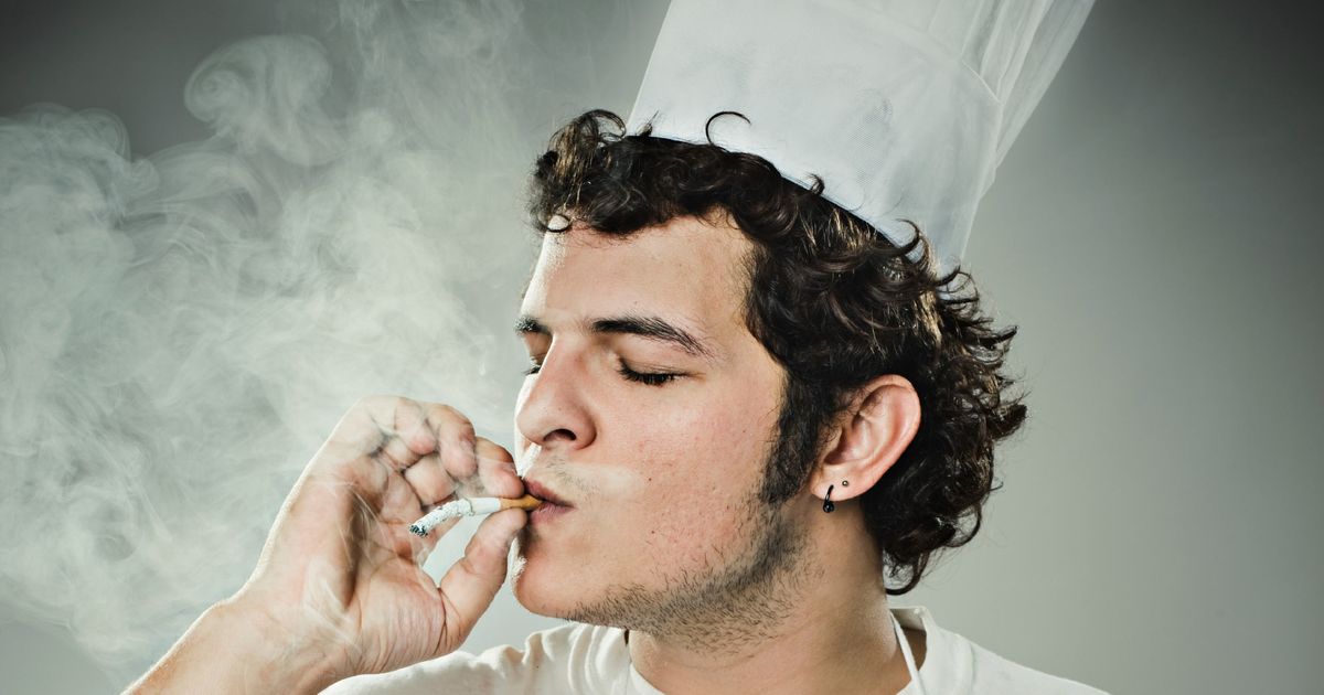 Centers For Disease Control Confirms Food Service Workers Smoke Like 