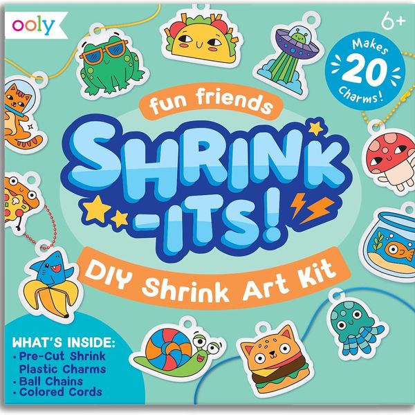 Ooly DIY Shrink Art Charms Kit