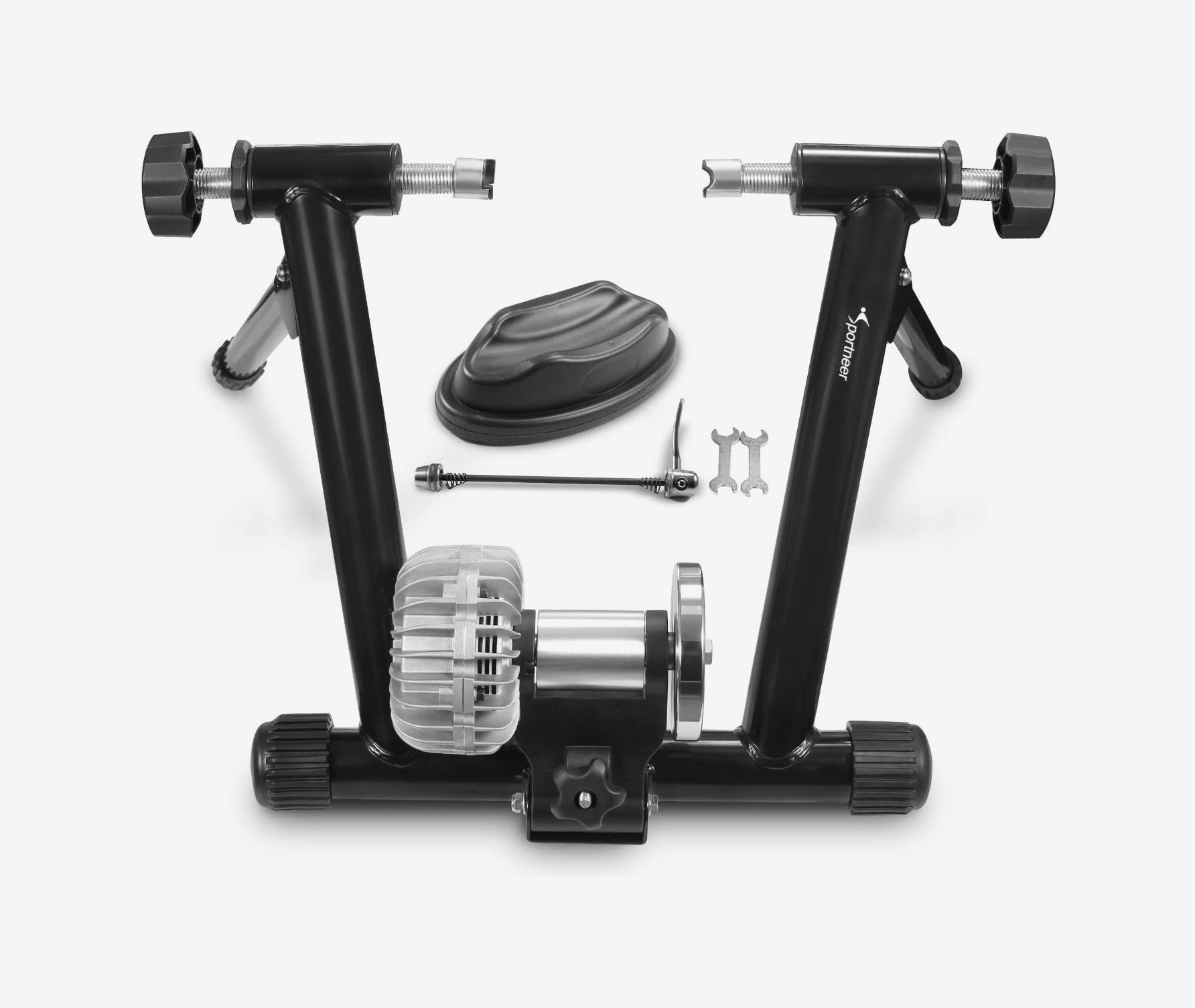 5 Level Resistance Magnetic Indoor Bicycle Bike Trainer Exercise Stand Black 