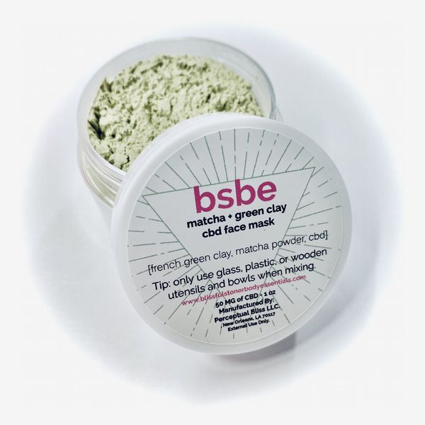 Blissful Stoner Body Essentials Matcha + Green Clay CBD Facial Mask