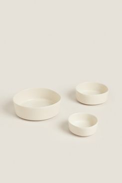 Zara Stoneware Pet Food Bowl