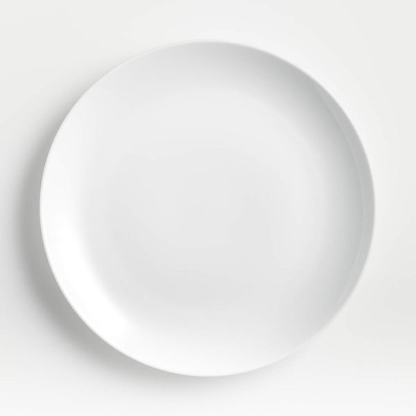 Crate & Barrel Aspen Porcelain Coupe Dinner Plate