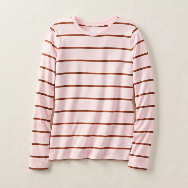 Lands' End Supima Cotton Long Sleeve Crewneck T-Shirt