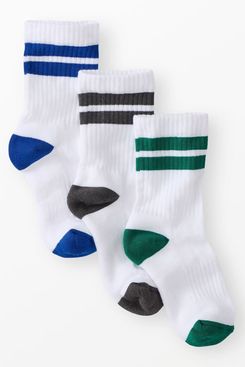 Hanna Andersson Print Crew Sock 3-Pack