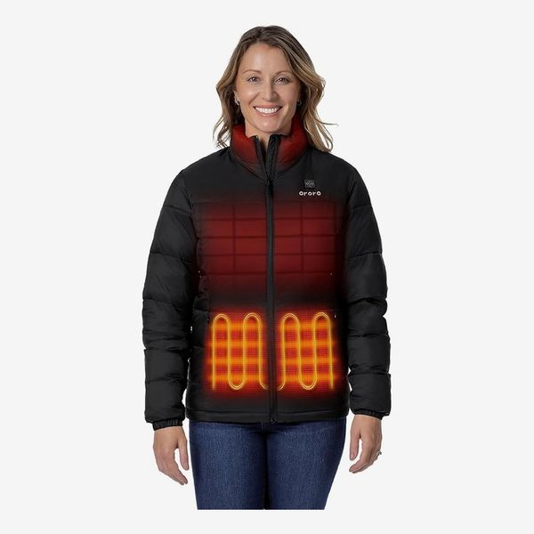 Ororo Women's Heated Puffer Jacket with 4 Heat Zones