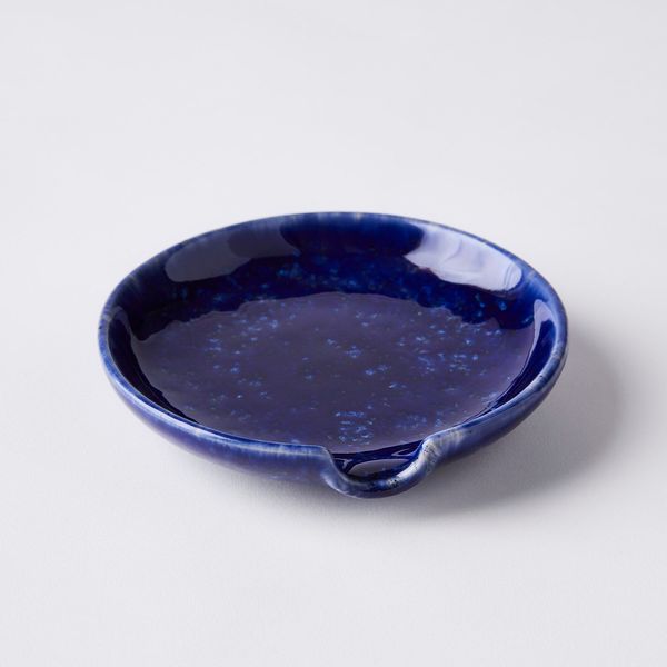 Casafina Blue Speckled Spoon Rest