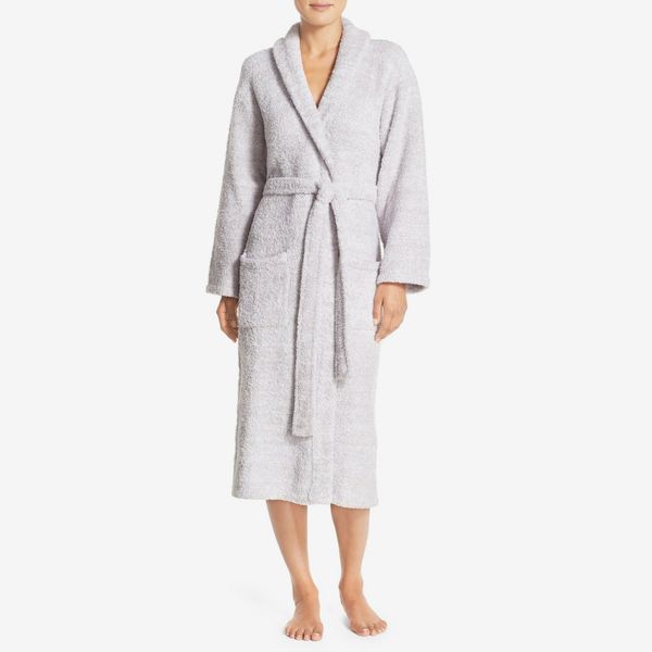 gray bathrobe for women
