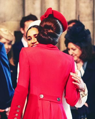 Meghan Markle and Kate Middleton.