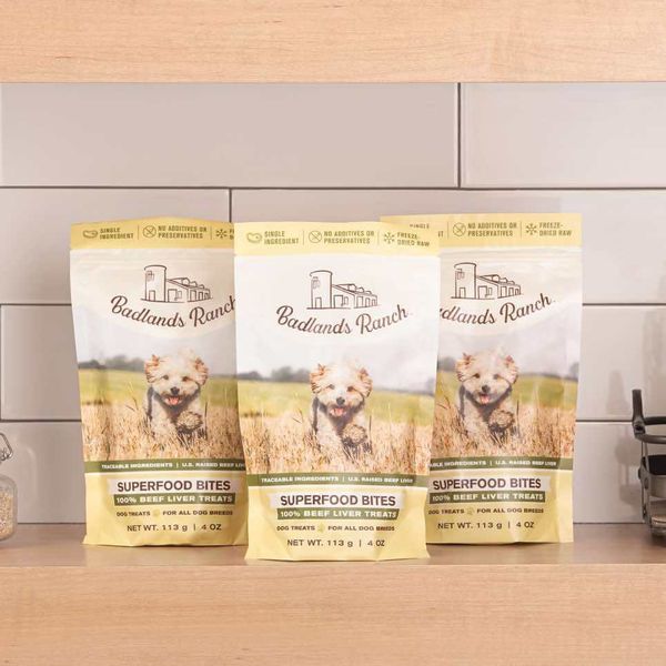 Badlands Superfood Bites 100% Beef Liver Treats