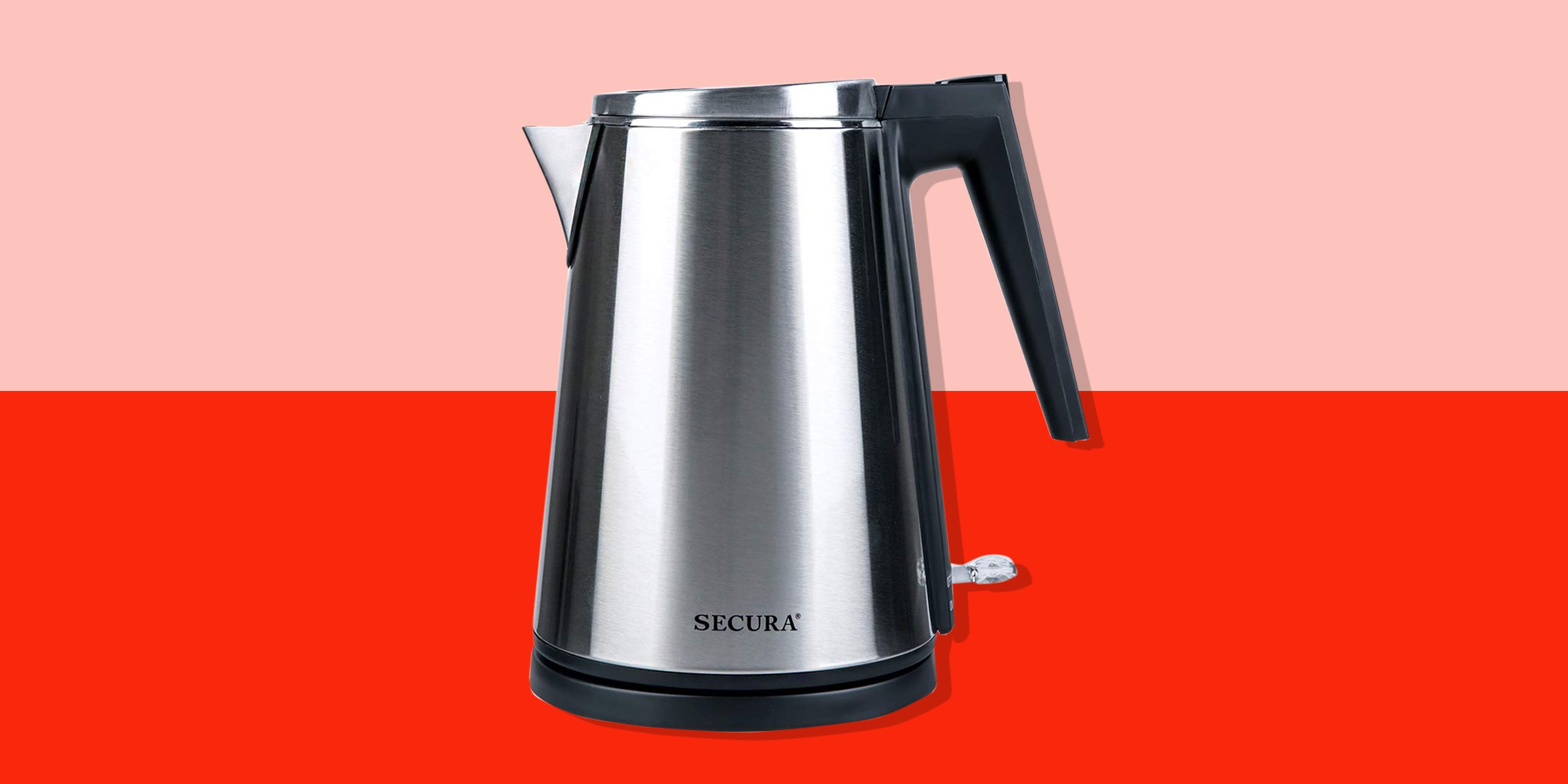 Secura Stainless Steel Double Wall Electric Kettle Water Heater for Tea  Coffee