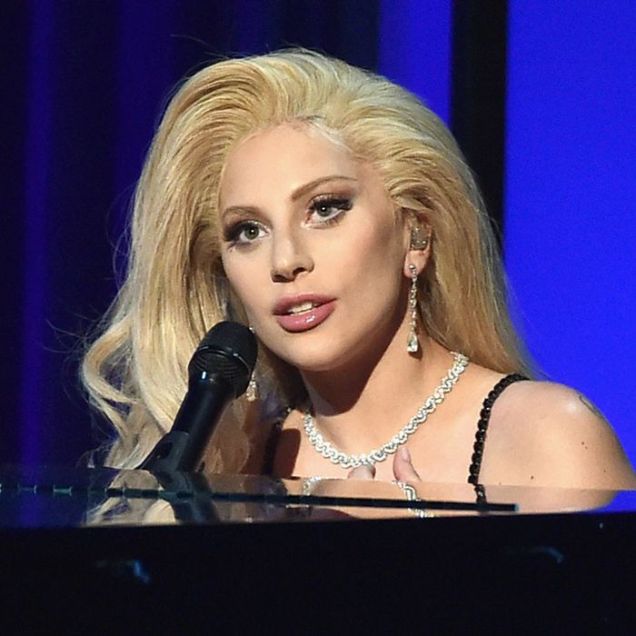 Lady Gaga performs