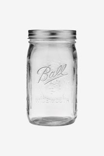 Ball 32-Ounce Glass Widemouthed Mason Jar With Lid and Band, 12-Pack