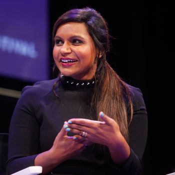 NEW YORK, NY - OCTOBER 11: Mindy Kaling participates in a conversation with New Yorker television critic Emily Nussbaum during the New Yorker Festival on October 11, 2014 in New York City. (Photo by Thos Robinson/Getty Images for The New Yorker)