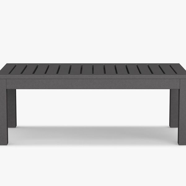 Pottery Barn Indio Metal Rectangular Outdoor Coffee Table