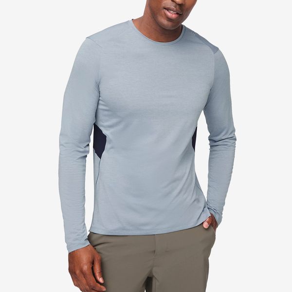 grey lululemon fast and free long sleeve - strategist best long sleeve grey shirt for men