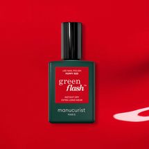 Manucurist Green Flash Gel LED Polish – Poppy Red