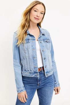 Loft Petite Denim Trucker Jacket