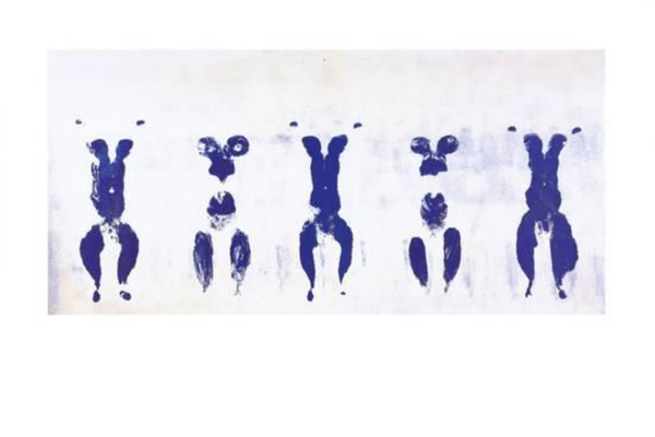 “Untitled, Anthropometry,” c. 1960, by Yves Klein