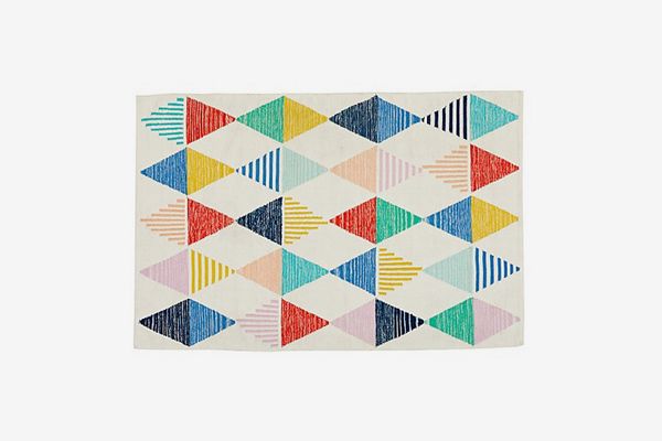 Crate&Kids Colorful Triangle Rug