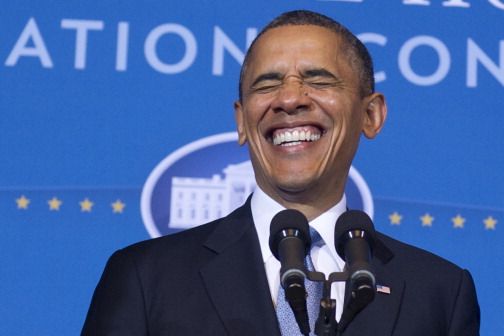 President Obama Was Pretty Funny at This Year's Gridiron Dinner