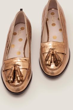 Peggy Loafers - Bronze Croc